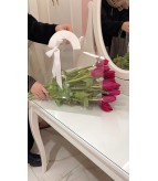 Büyük Boy Şeffaf Çiçek Çantası